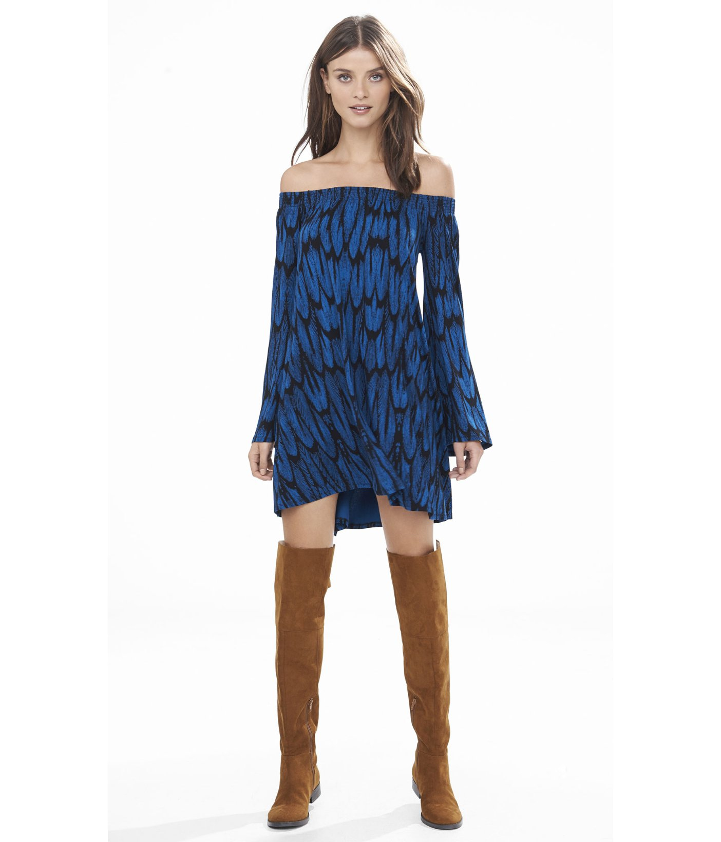 express feather dress