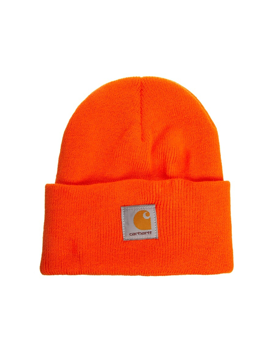 Lyst - Carhartt Acrylic Watch Beanie Hat in Orange for Men