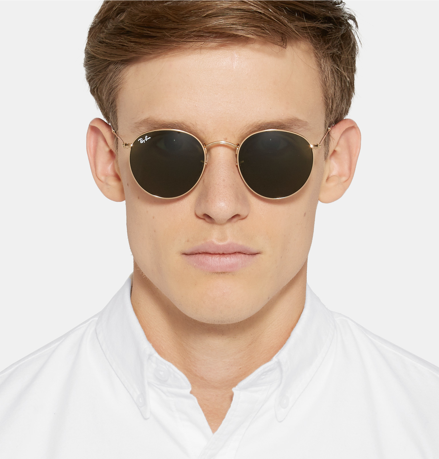 ray ban round square