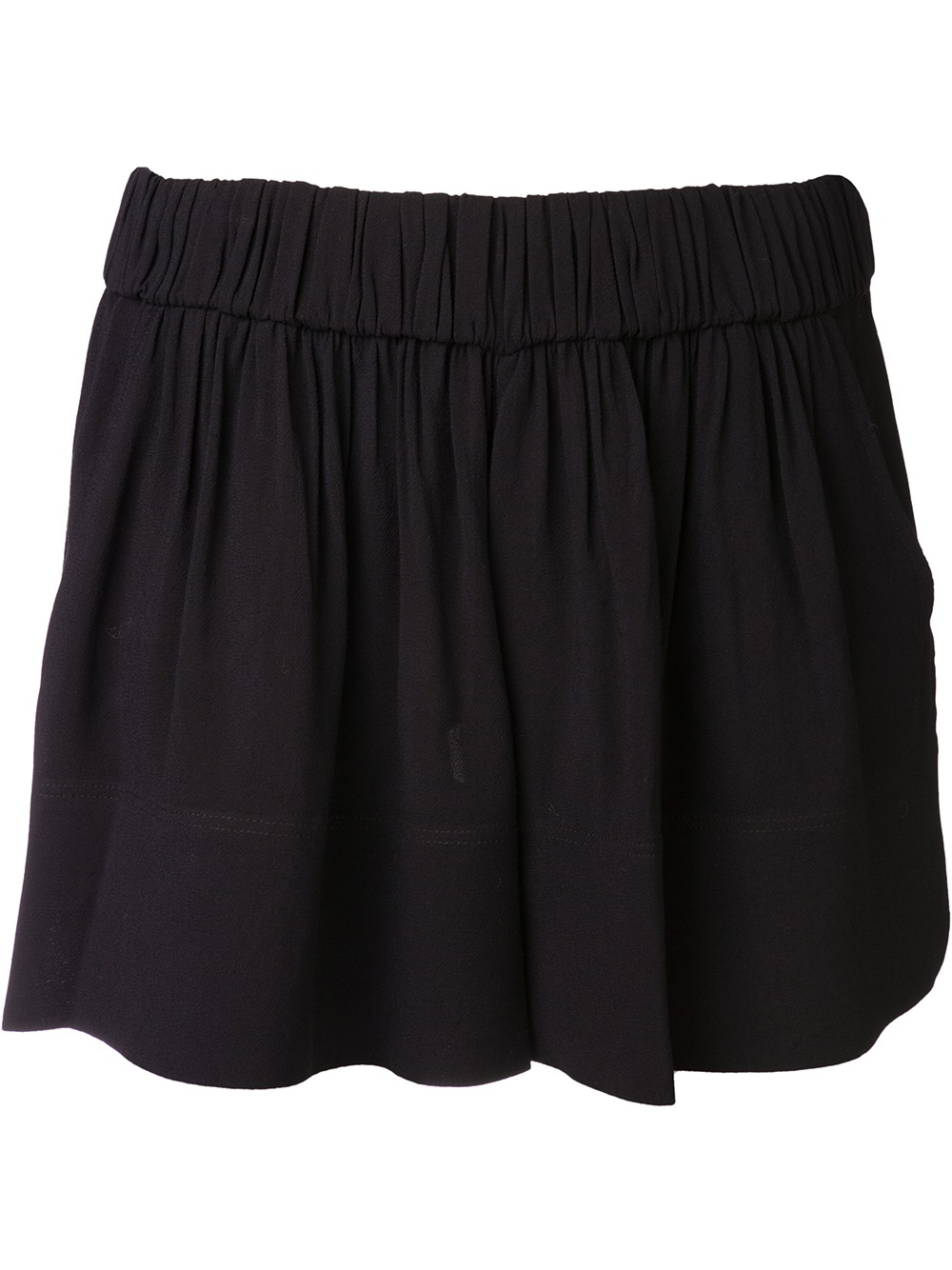 Lyst - Iro Flowy Shorts in Black
