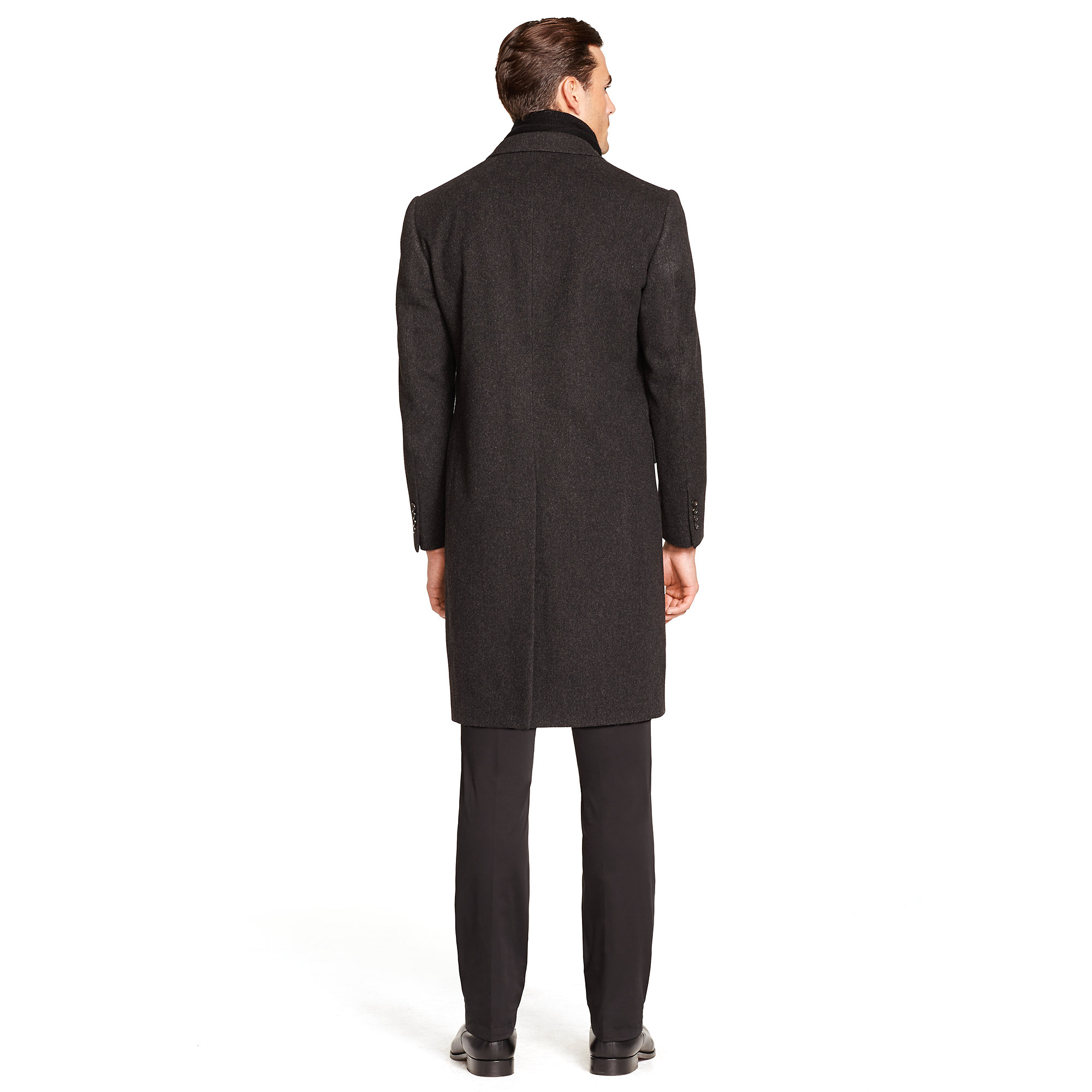 Ralph lauren black label Wool Chesterfield Topcoat in Gray for Men ...