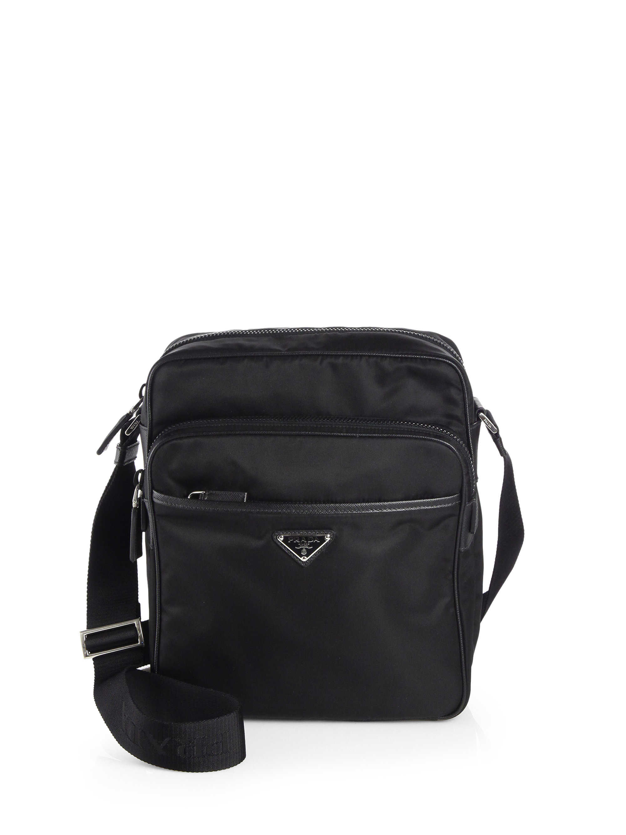 Lyst Prada Nylon Camera Bag In Black For Men Gallery