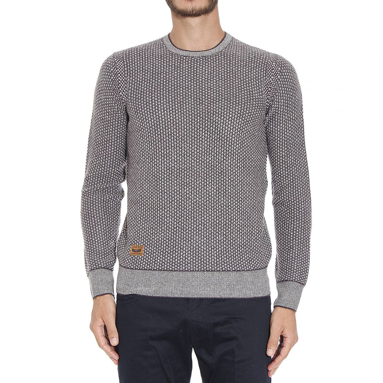 Lyst - Armani Jeans Sweater in Brown for Men