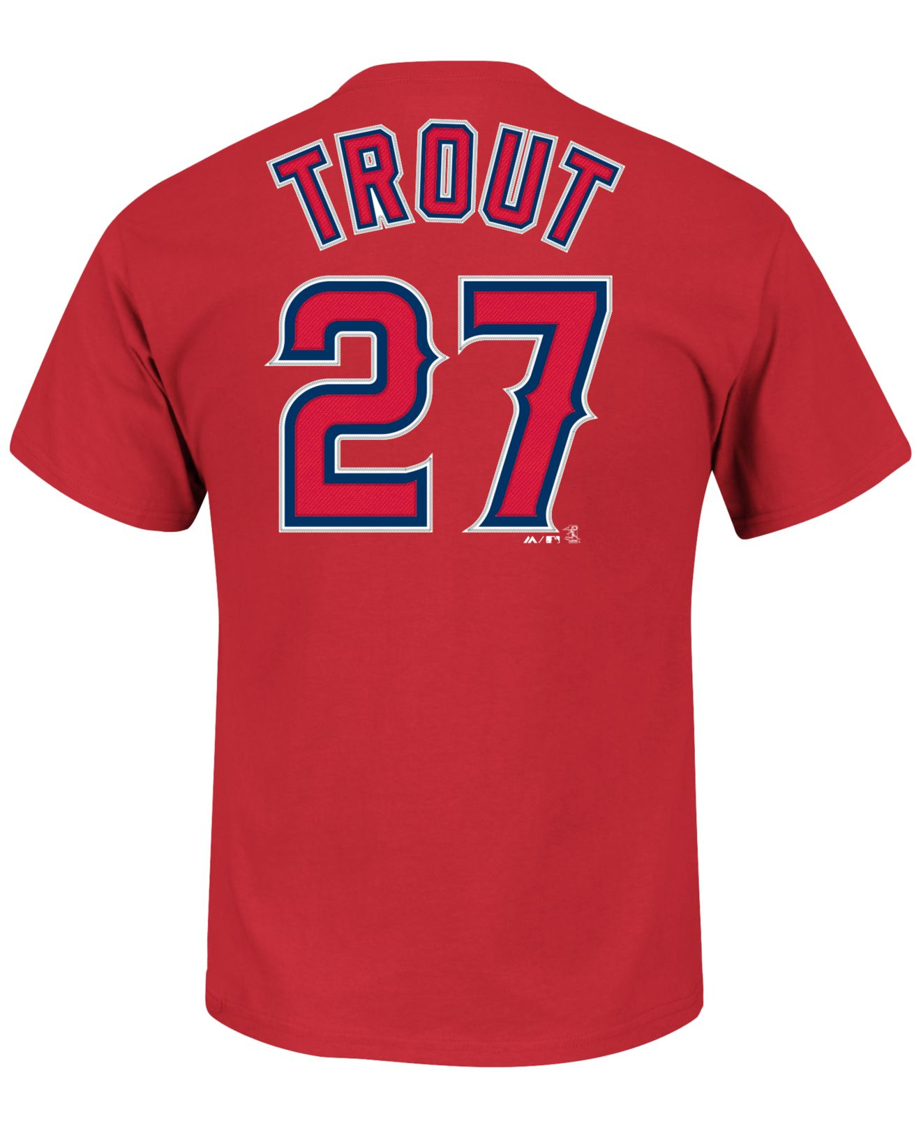 Lyst - Majestic Men's Mike Trout Los Angeles Angels Of Anaheim Official ...