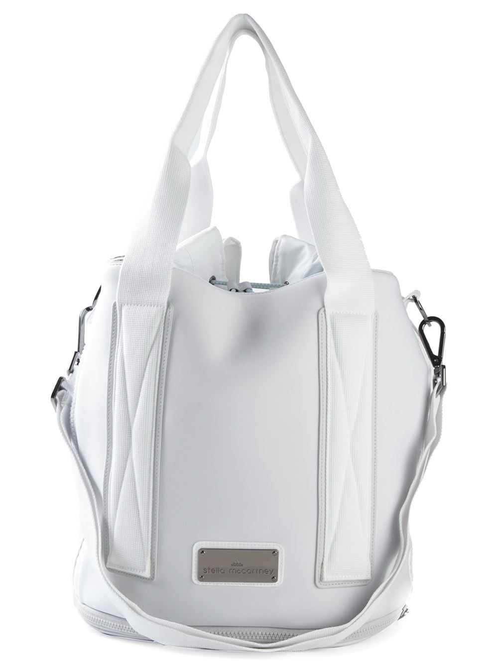 Lyst Adidas By Stella Mccartney Medium Tennis Bag In White Gallery