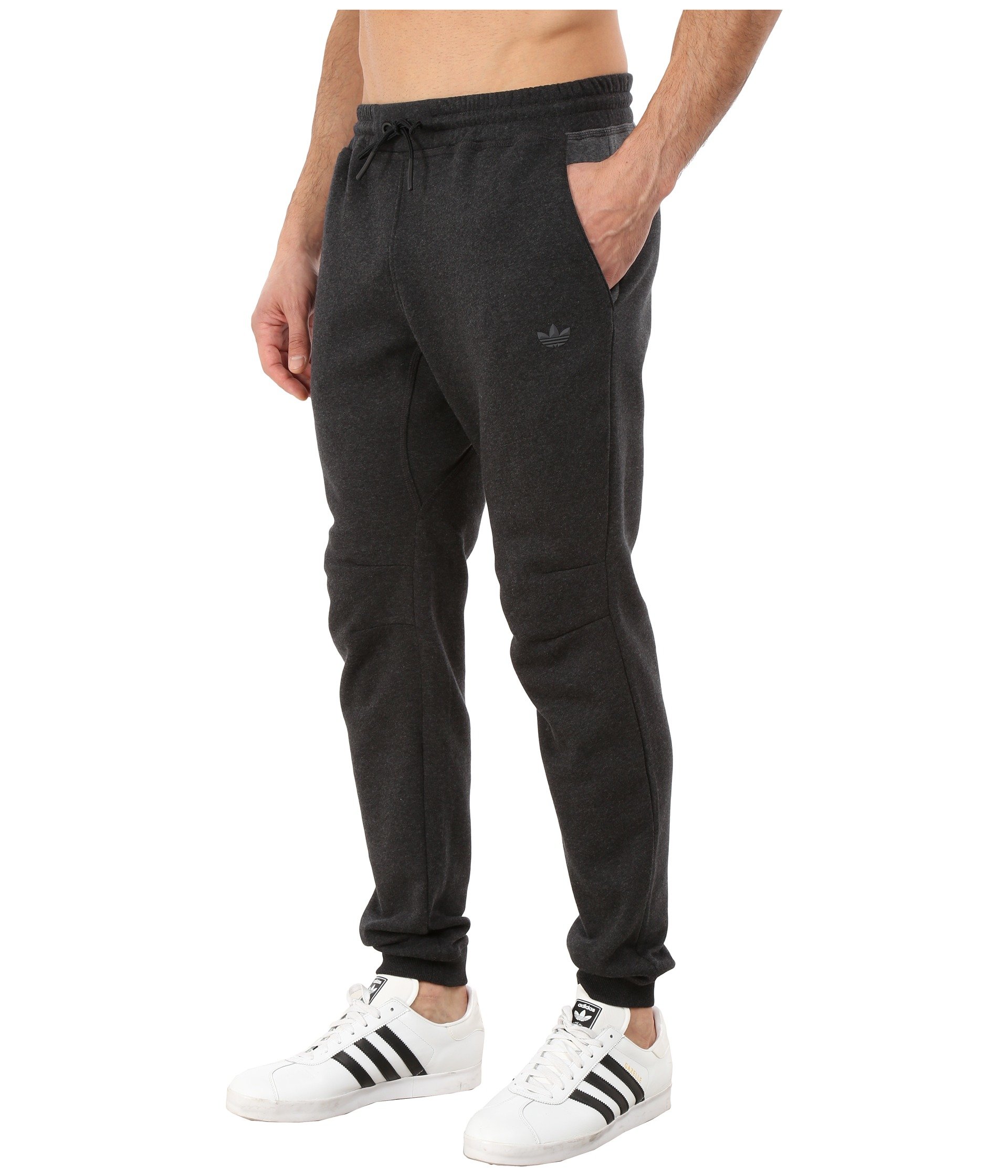 Lyst - Adidas originals Sport Luxe Cuff Fleece Pant in Black for Men