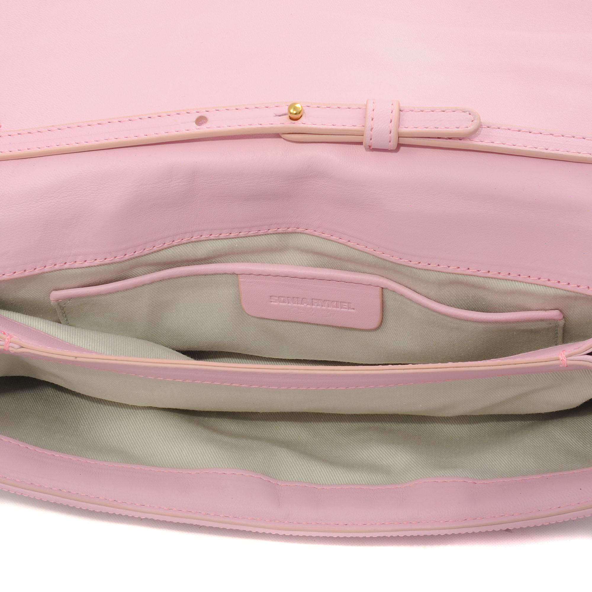 Sonia rykiel Besace Embellished Acetate Shoulder Bag in Pink | Lyst