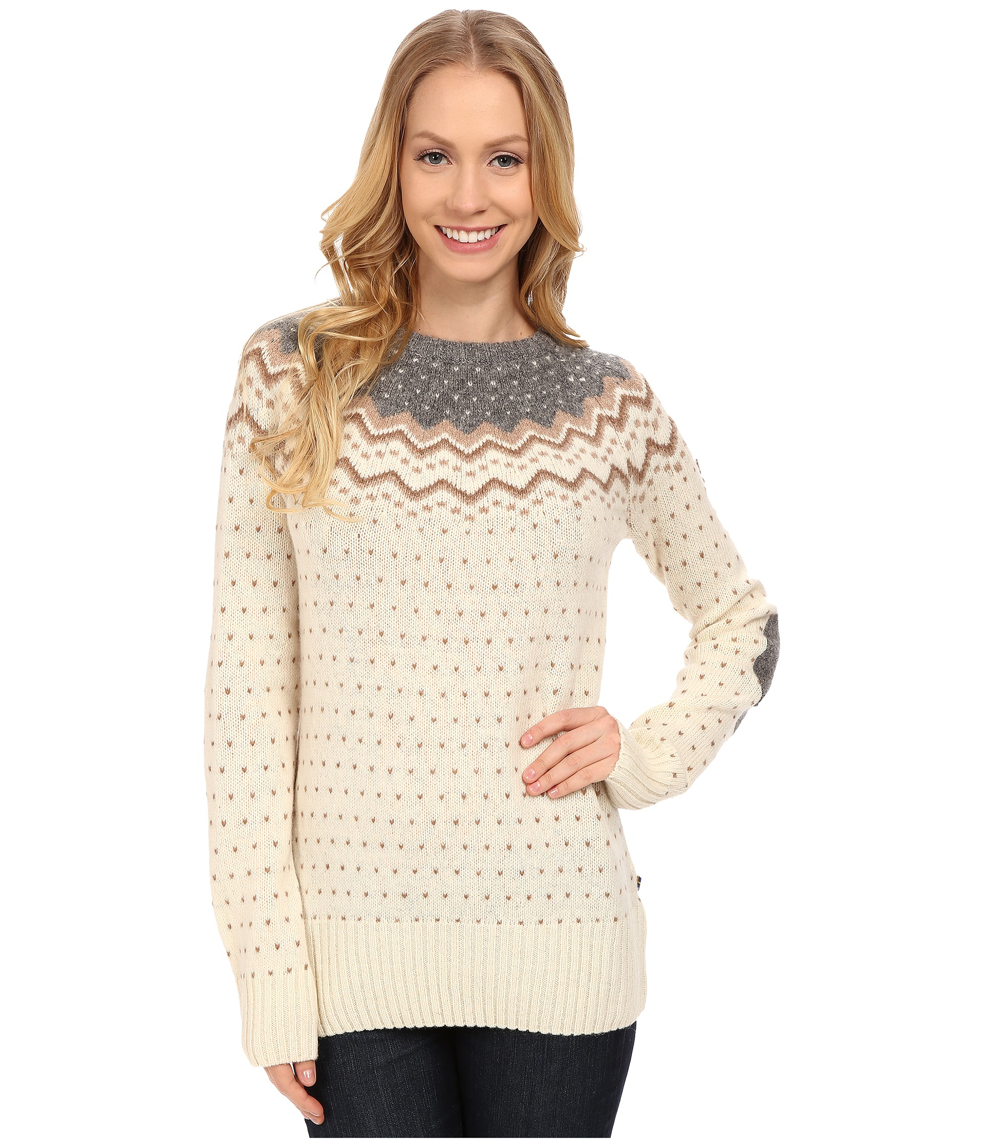 Lyst - Fjallraven Övik Knit Sweater in Brown