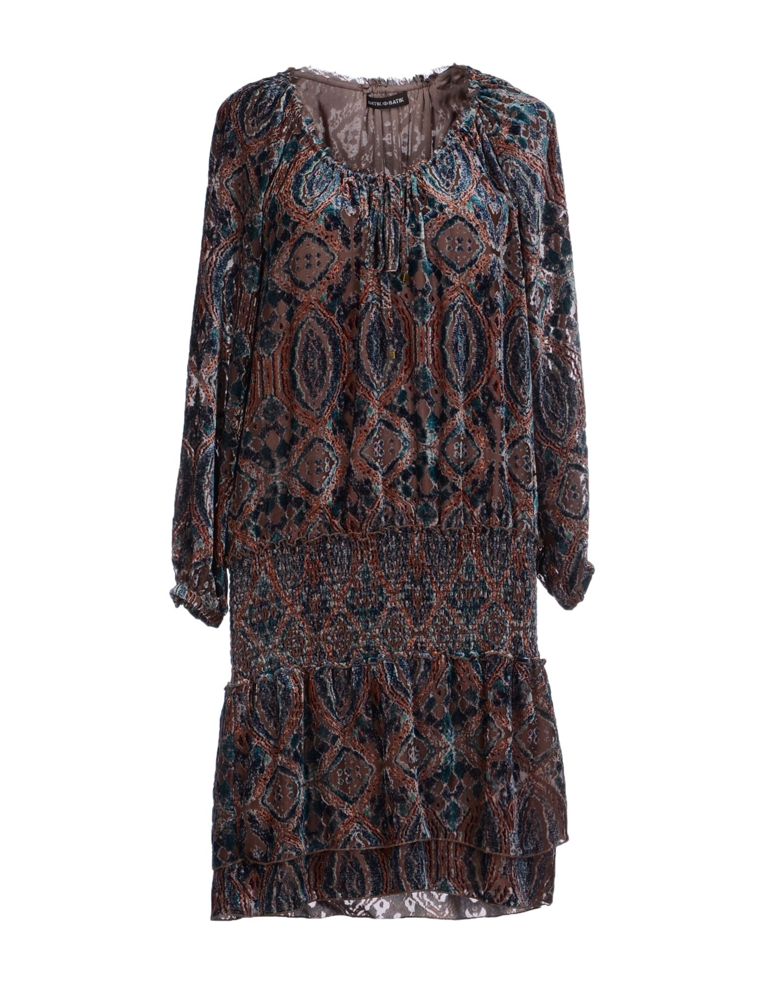 Antik batik Short Dress in Multicolor (Cocoa) | Lyst