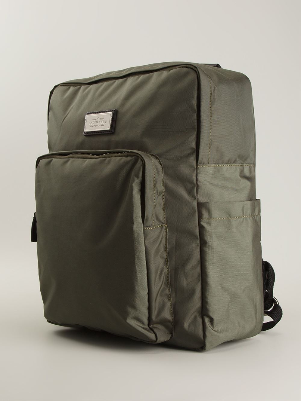 Lyst - Dsquared² Rectangular Backpack in Green for Men
