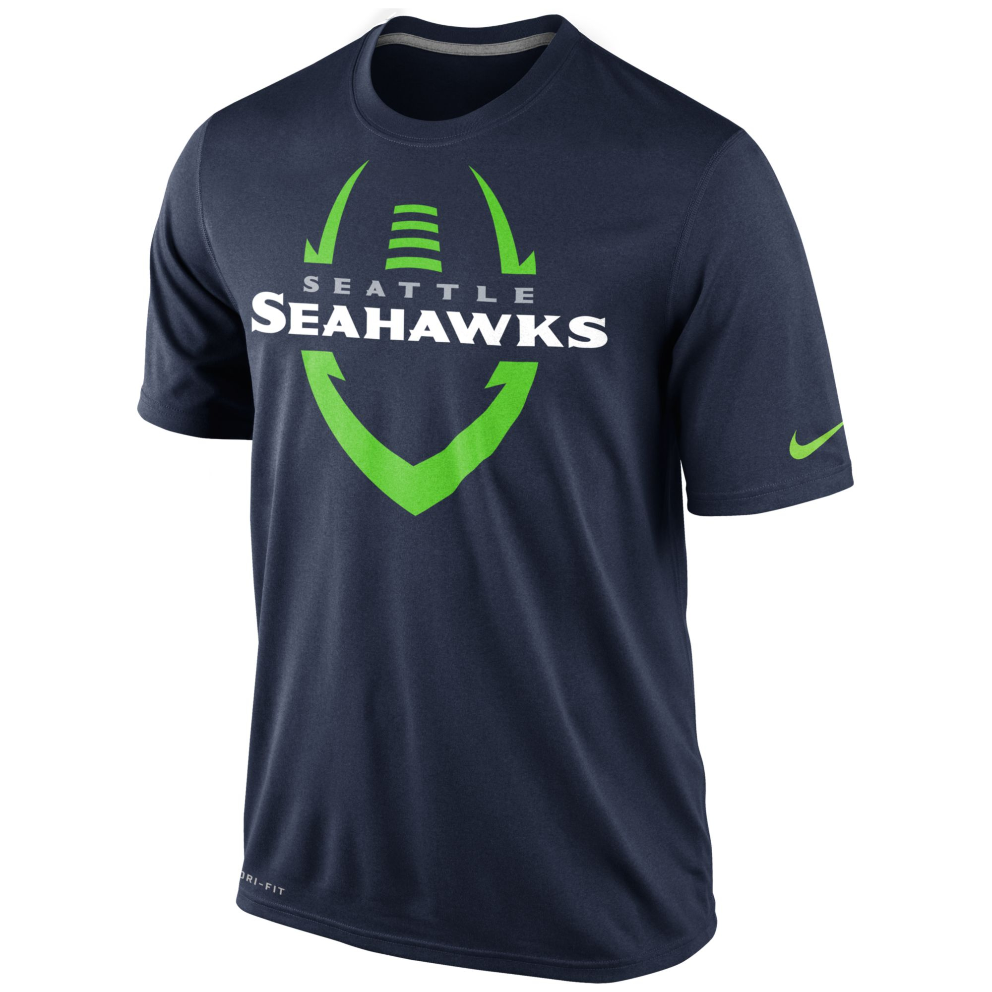 Nike Men'S Short-Sleeve Seattle Seahawks T-Shirt in Green for Men (Navy ...