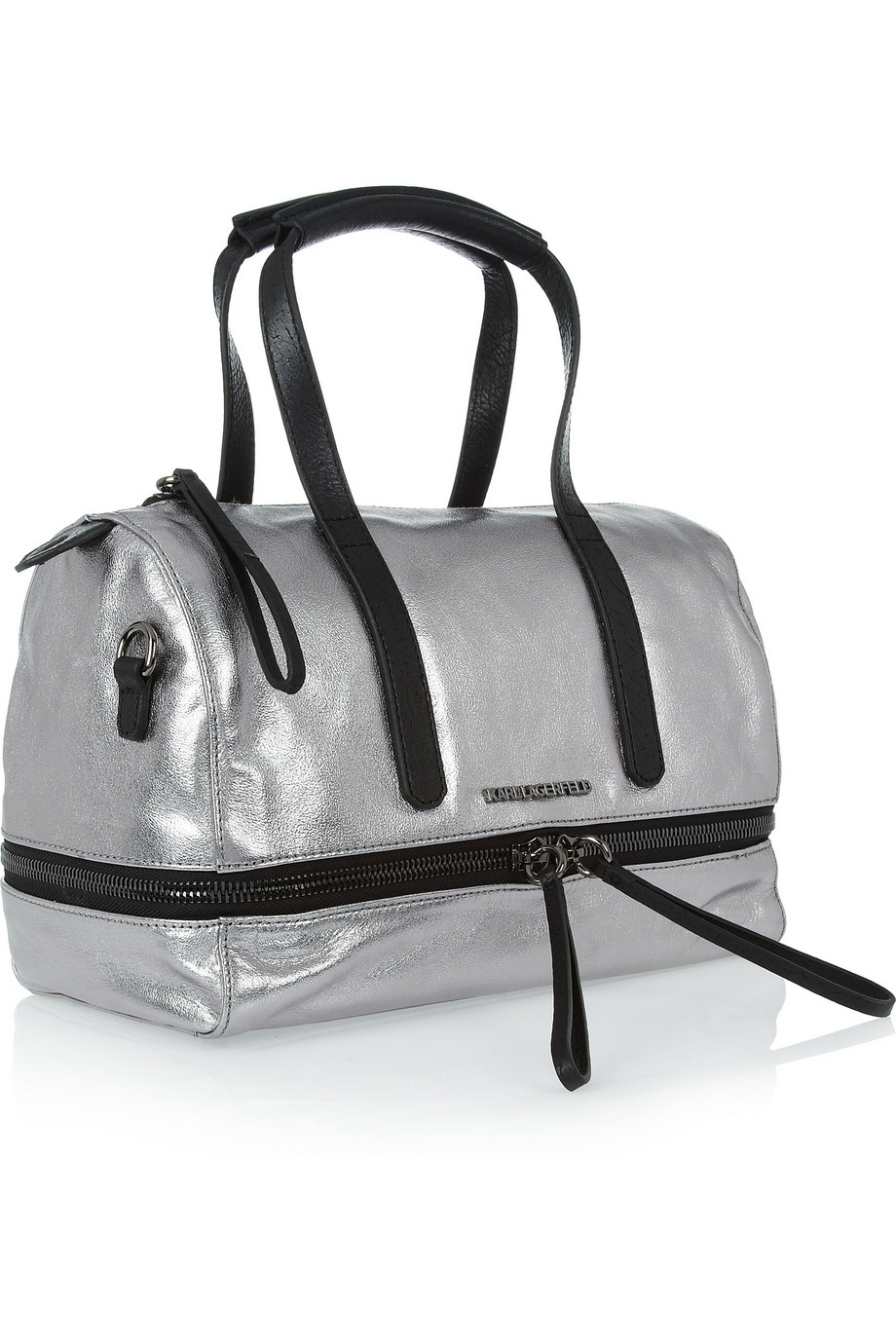 karl lagerfeld metallic bag