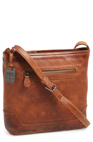 Styled after Frye's signature 'Melissa' boot, this classic crossbody ...