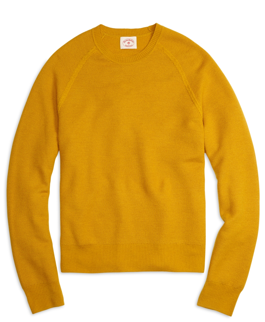 lyst brothers merino wool honeycomb crewneck sweater in yellow lyst brothers merino wool honeycomb crewneck sweater in yellow