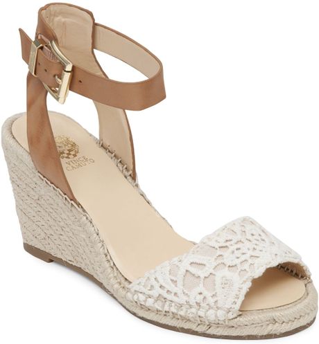 camuto wedge espadrille vince tagger toe sandals platform natural open beige