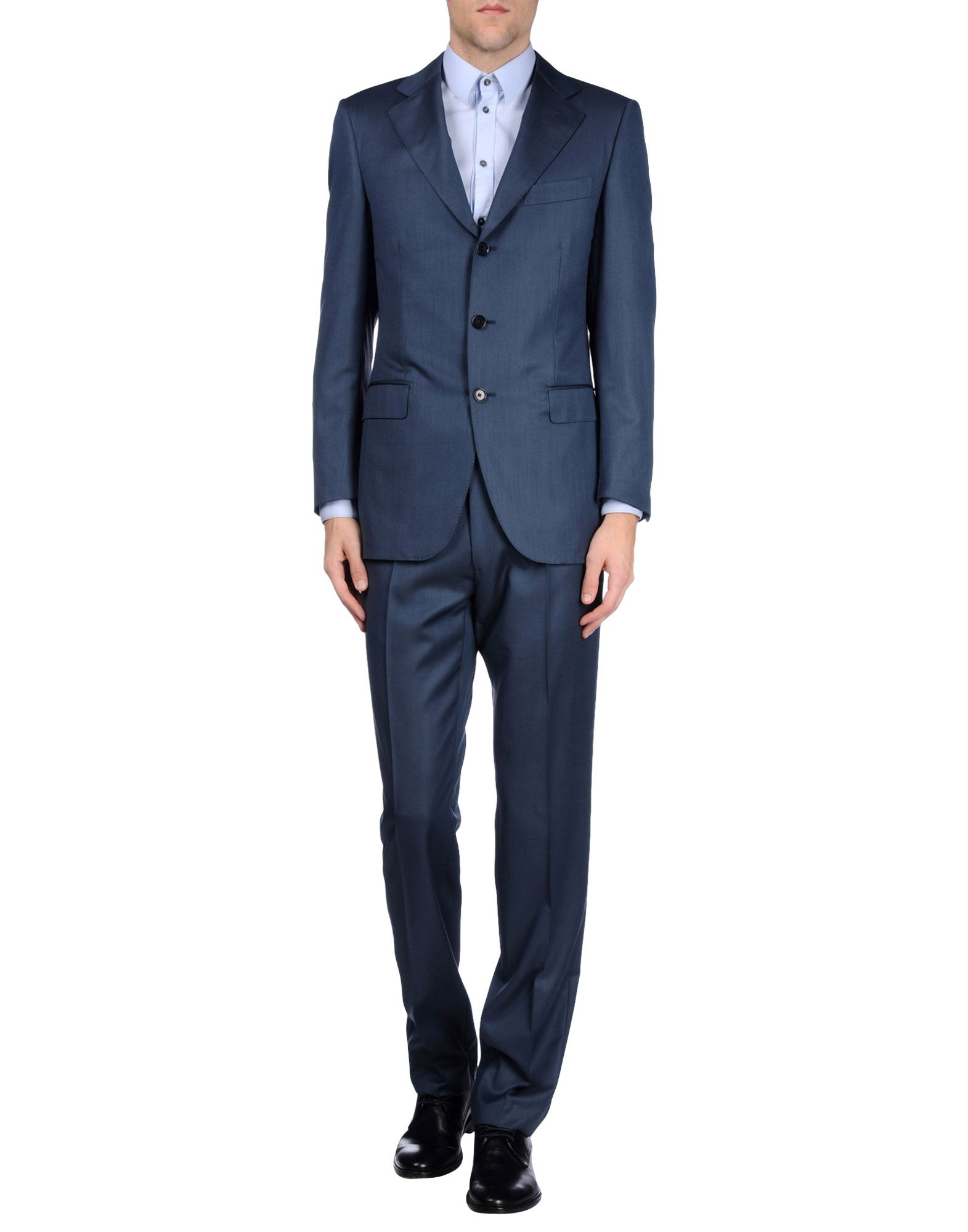 Caruso Suit in Gray for Men (Slate blue) | Lyst