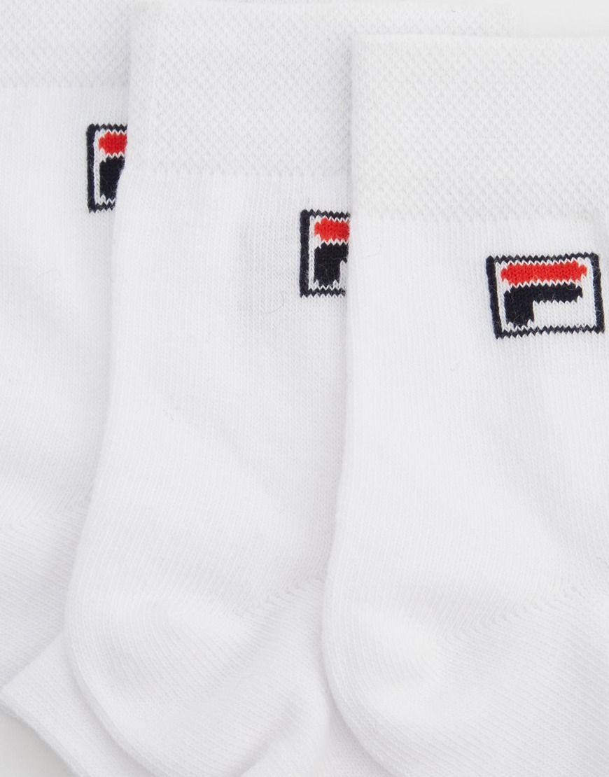 white fila socks