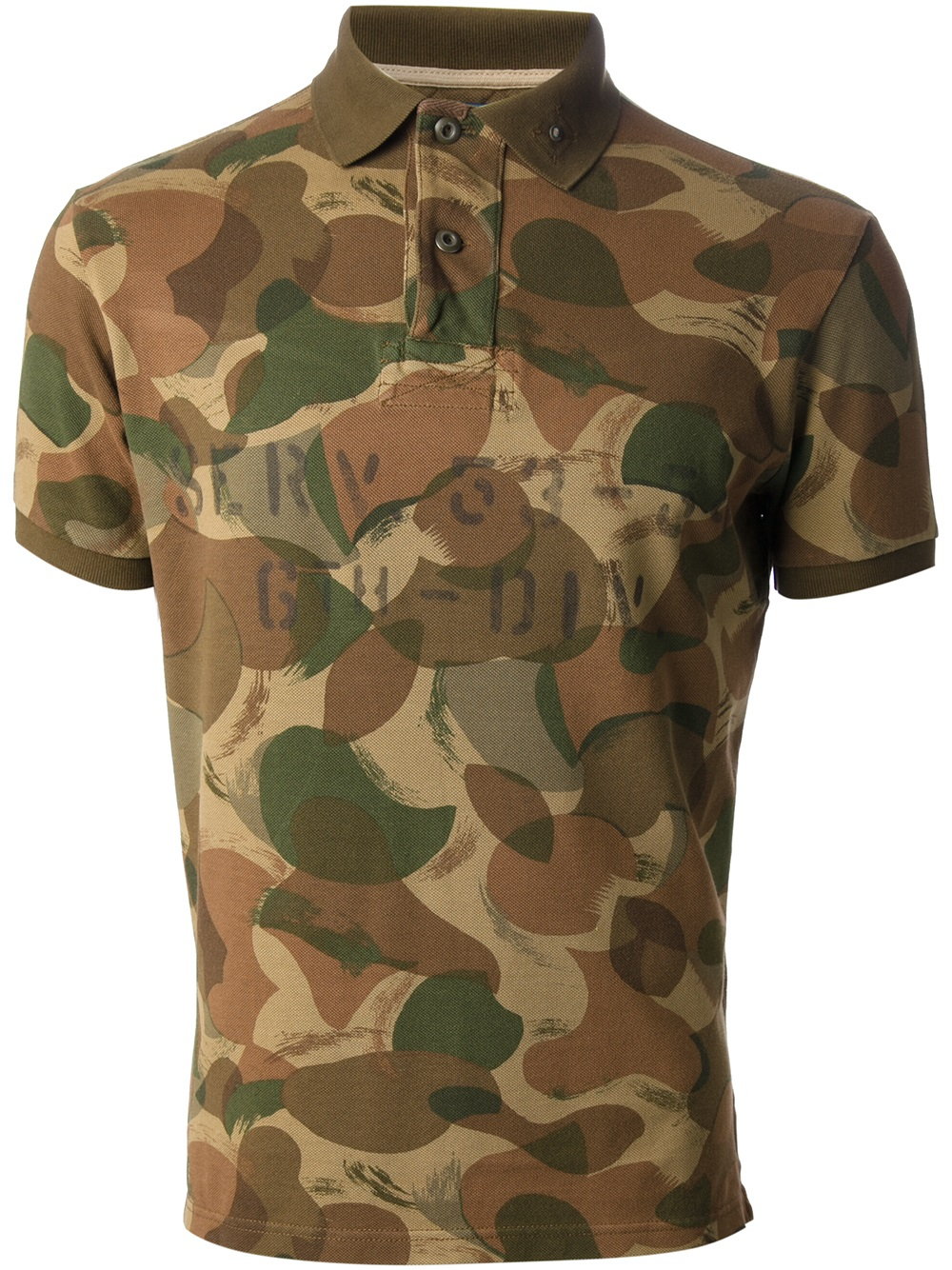 Lyst - Polo Ralph Lauren Camouflage Polo Shirt in Brown for Men