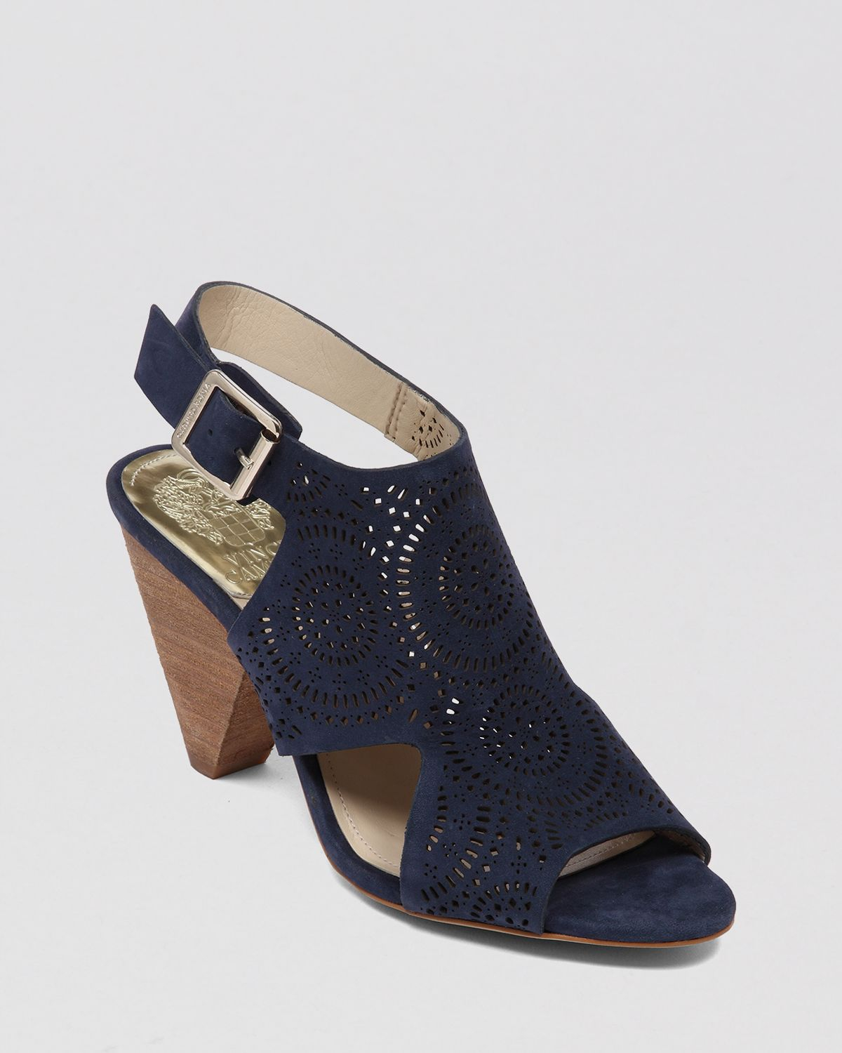 vince camuto navy blue heels
