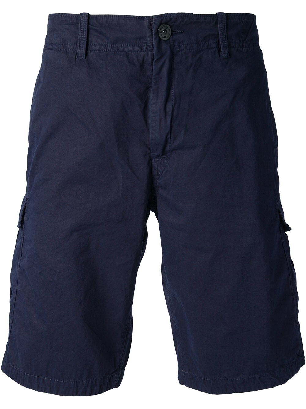 navy blue stone island shorts