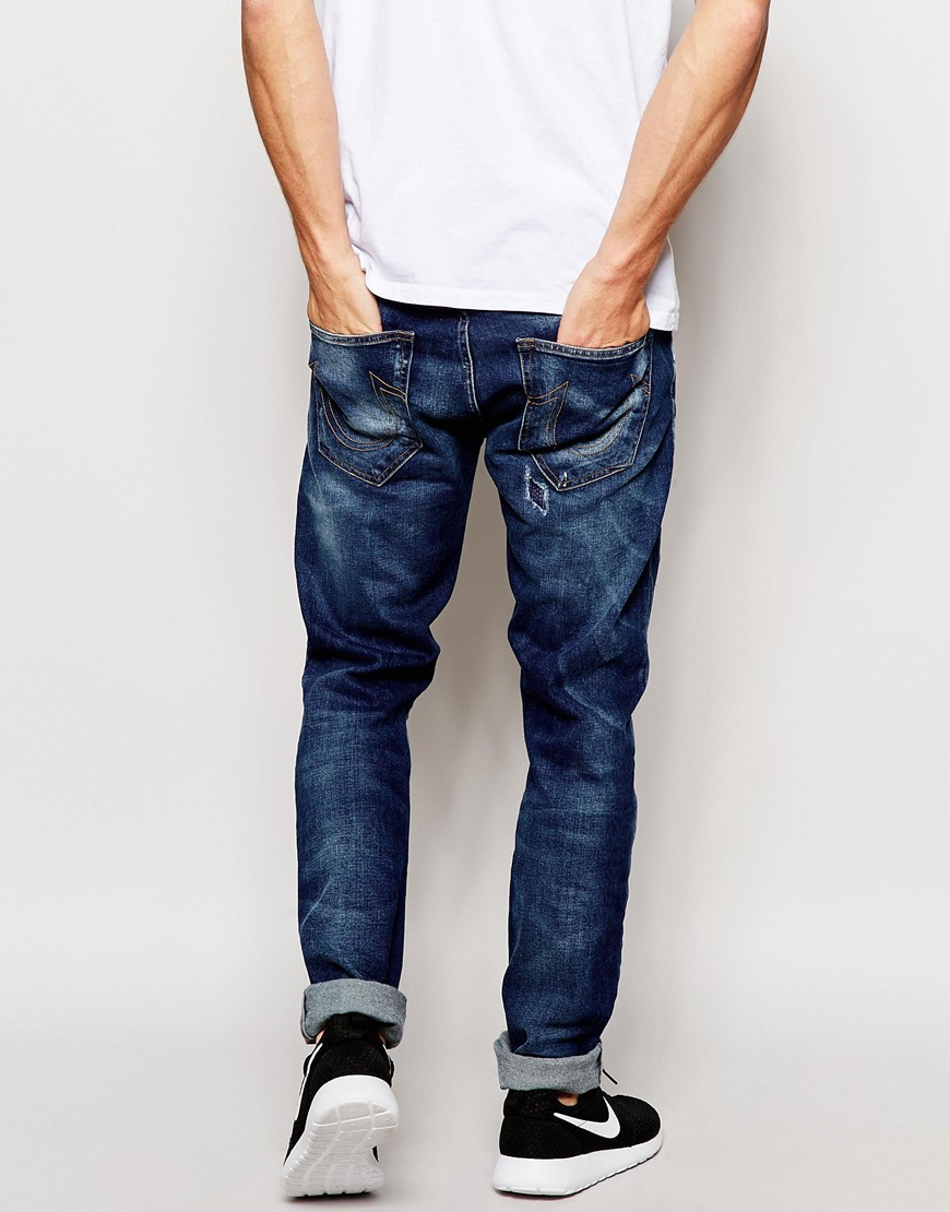 True religion Jeans Rocco Slim Fit Old Preshrunk in Blue for Men | Lyst