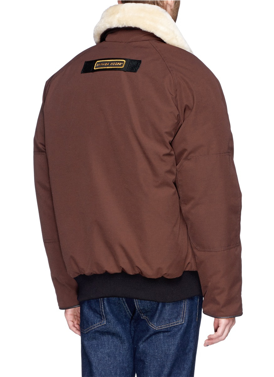 canada goose brown foxe bomber jacket canada goose brown foxe bomber jacket