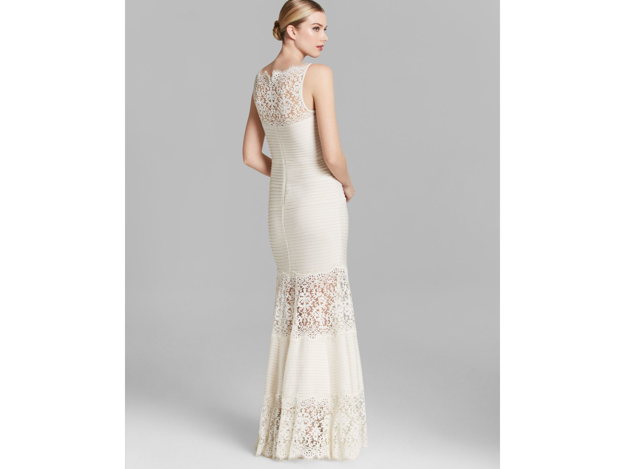 Tadashi Shoji Illusion Lace Dress