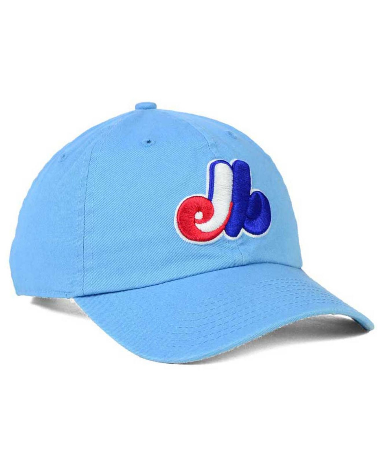 47 brand Montreal Expos Core Clean Up Cap in Blue for Men | Lyst