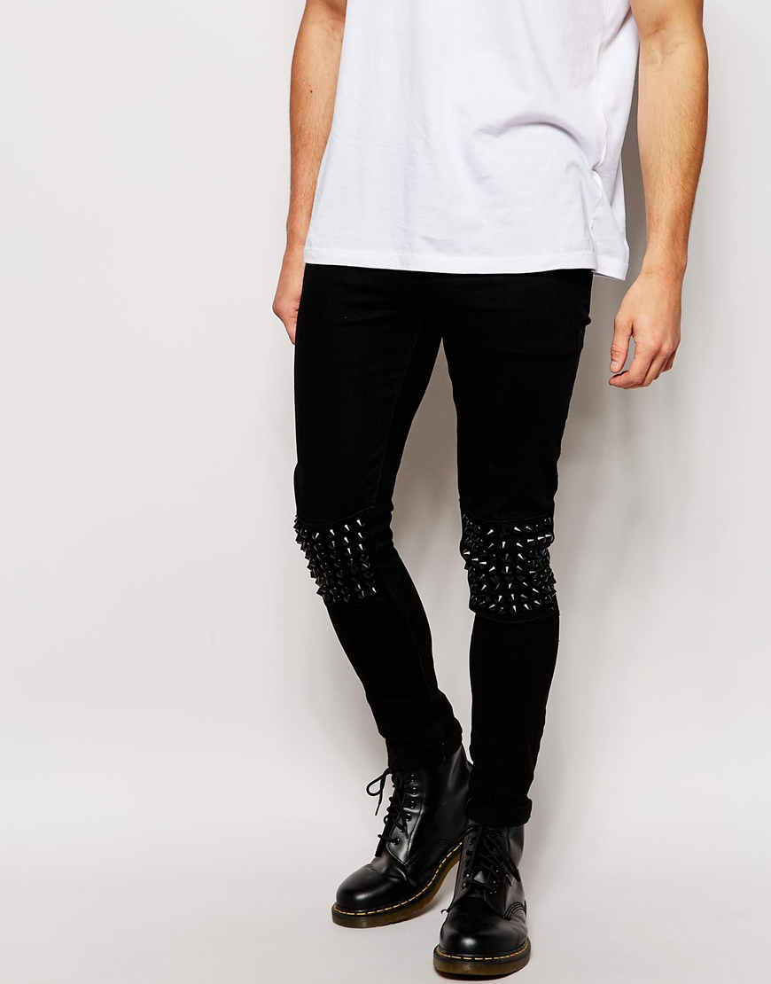 black baggy jeans asos