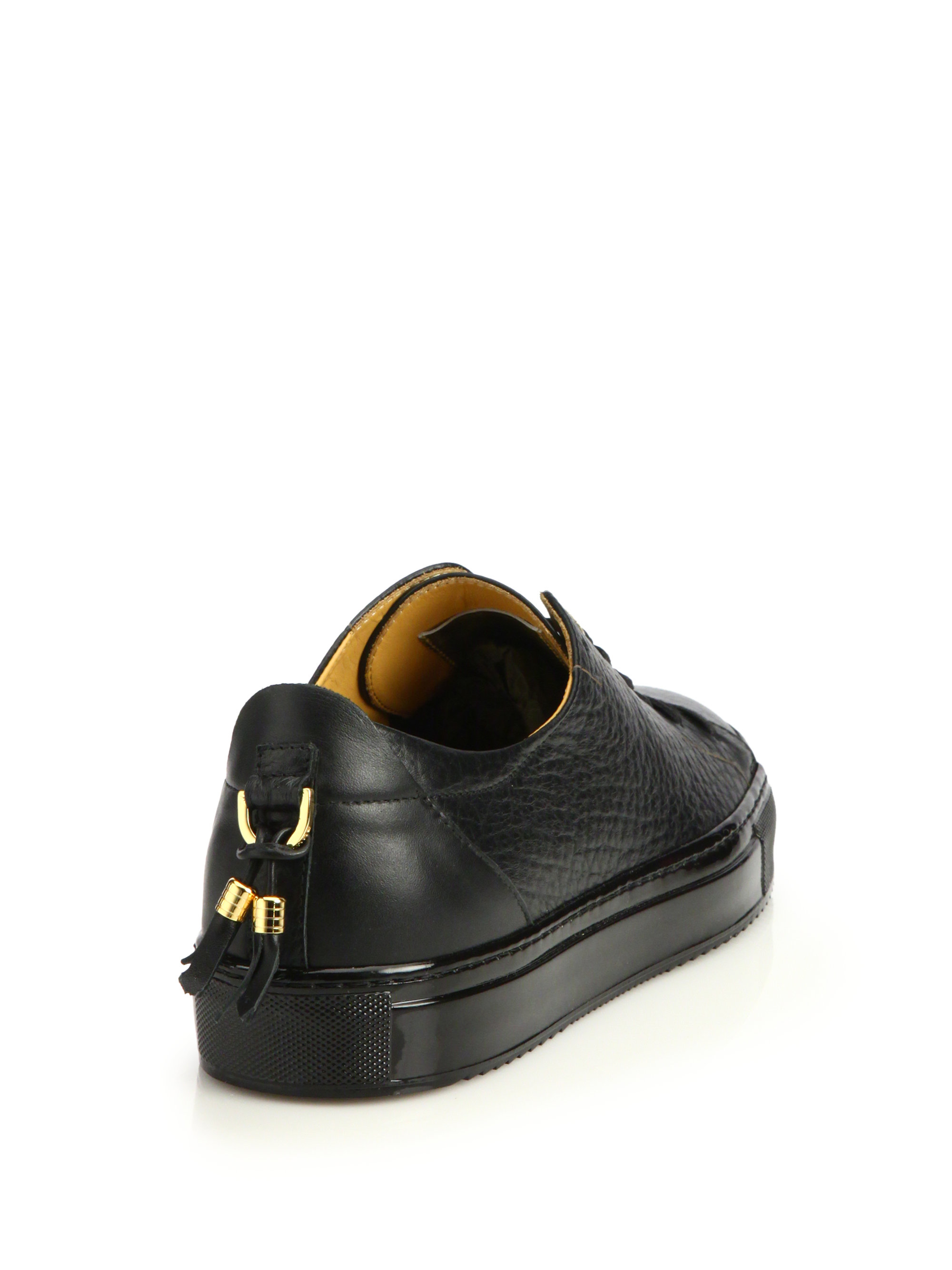 Lyst - Android Homme Alfa Low-top Leather Sneakers in Black for Men