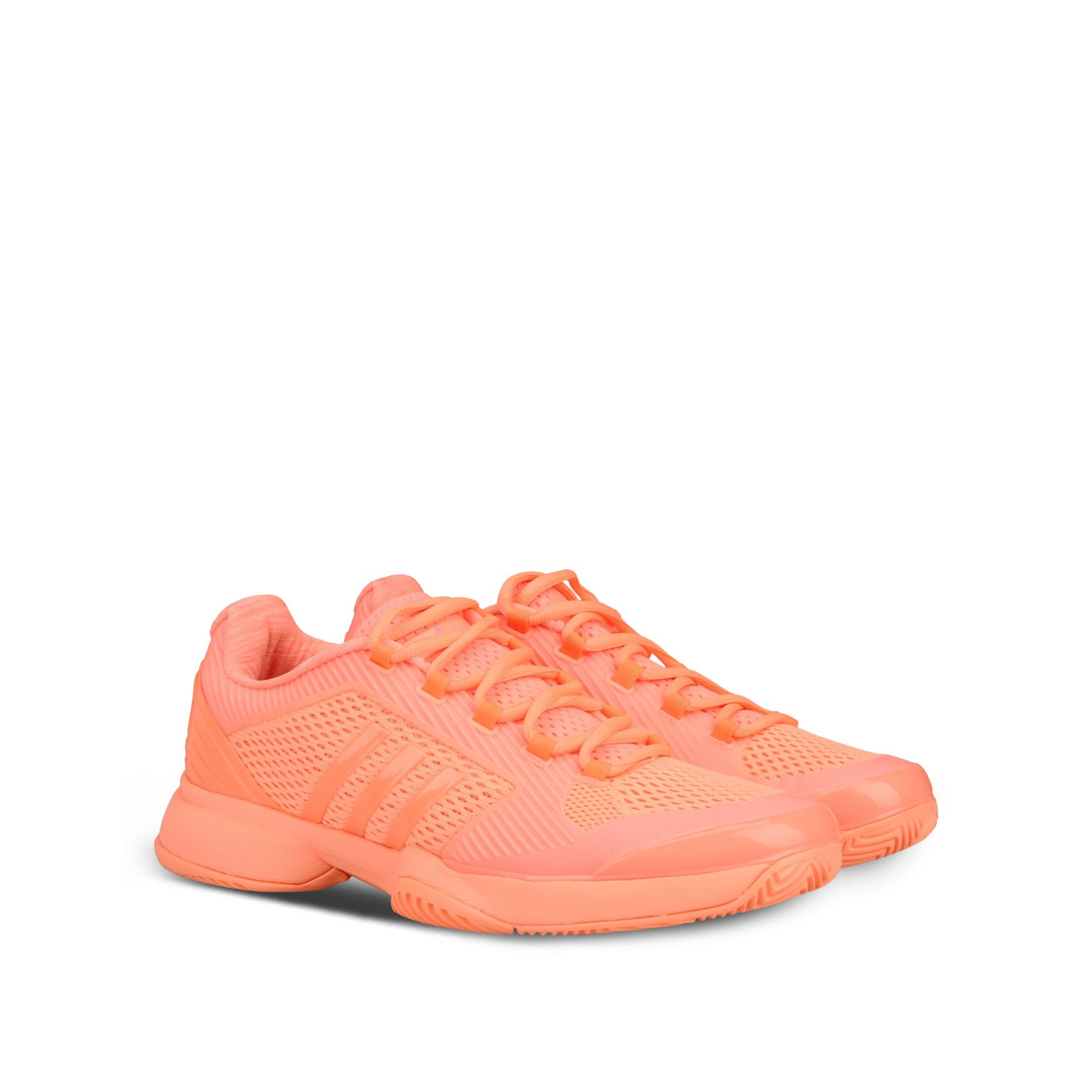 Lyst Adidas By Stella Mccartney Orange Barricade Tennis Shoes In Orange 9407