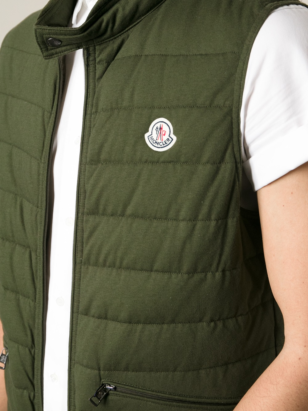 moncler green gilet moncler green gilet