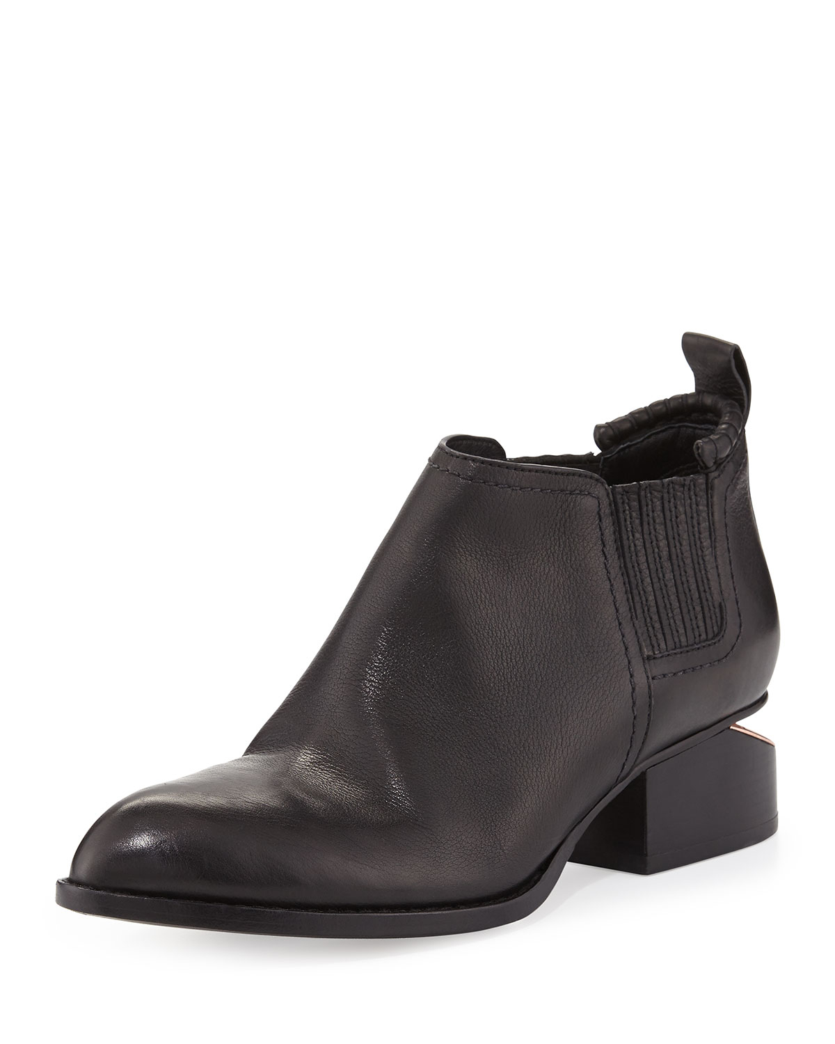 kori leather ankle boots