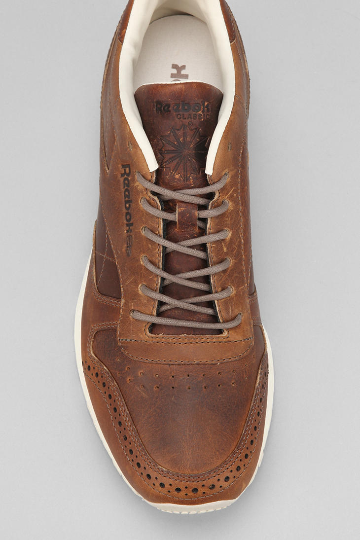 reebok sneakers brown