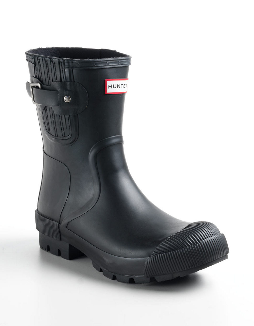 HUNTER Short Welly Boots in Black for Men - Lyst