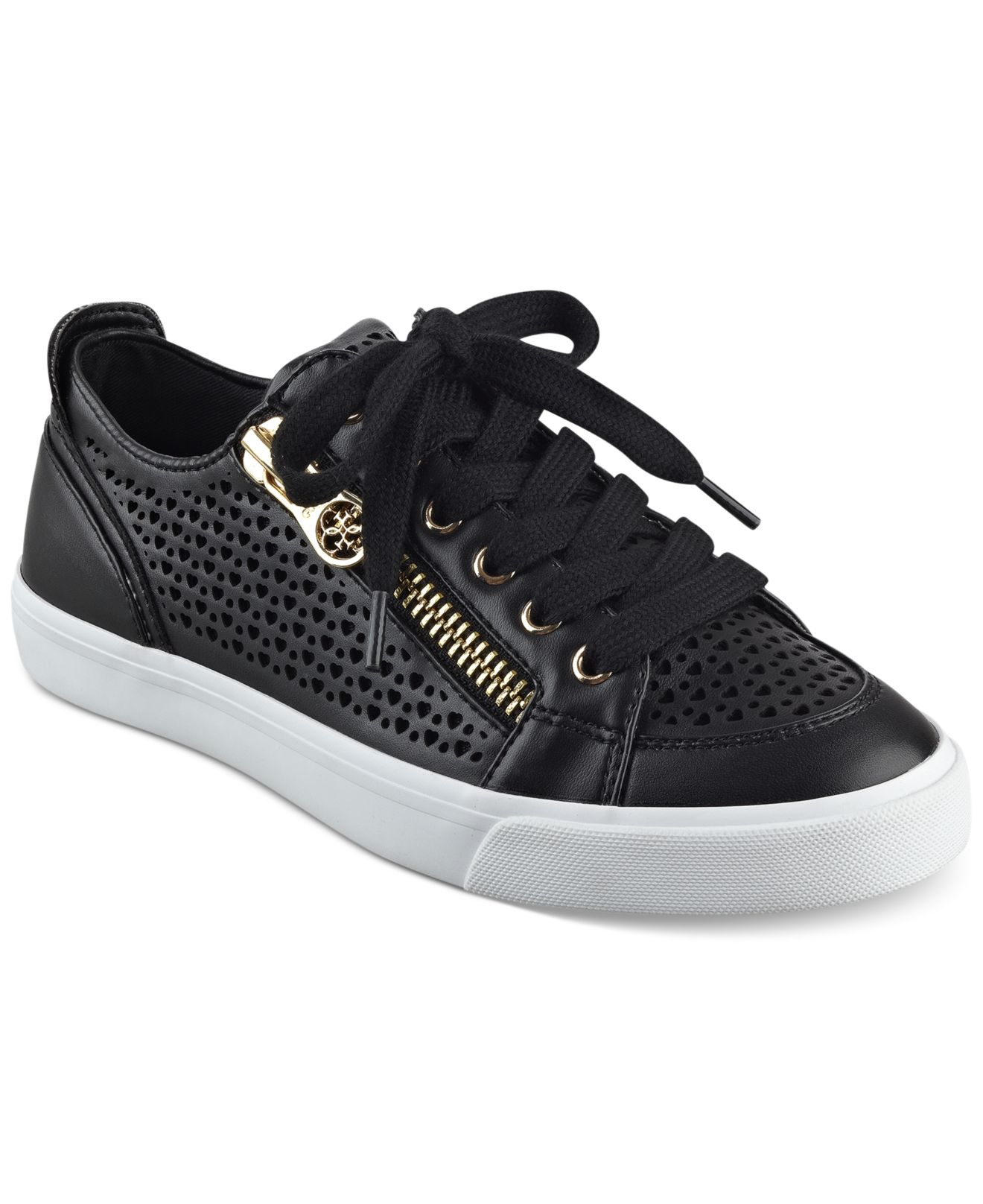 Lyst Guess Women�s Gerlie Laceup Sneaker in Black