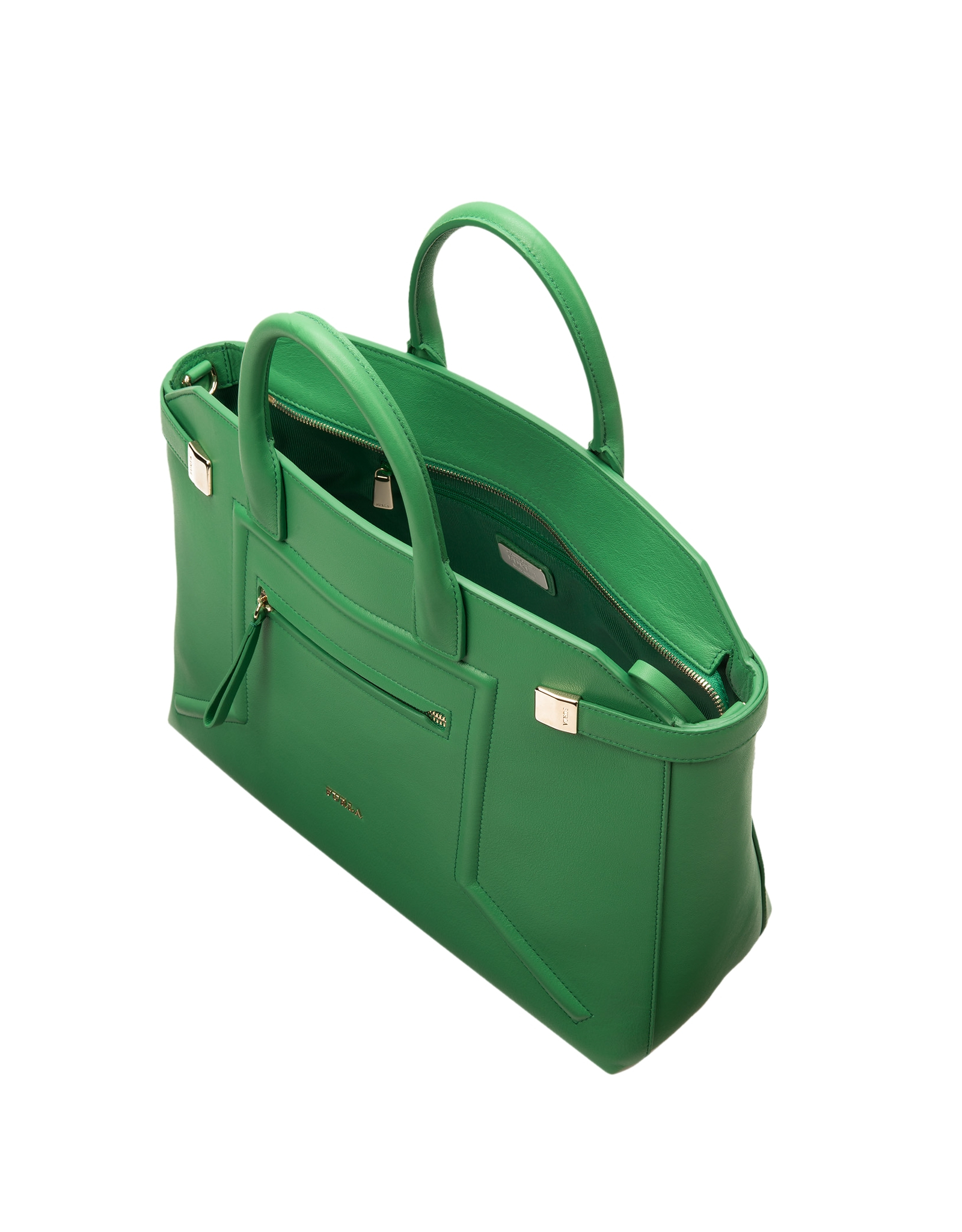 Green Leather Tote
