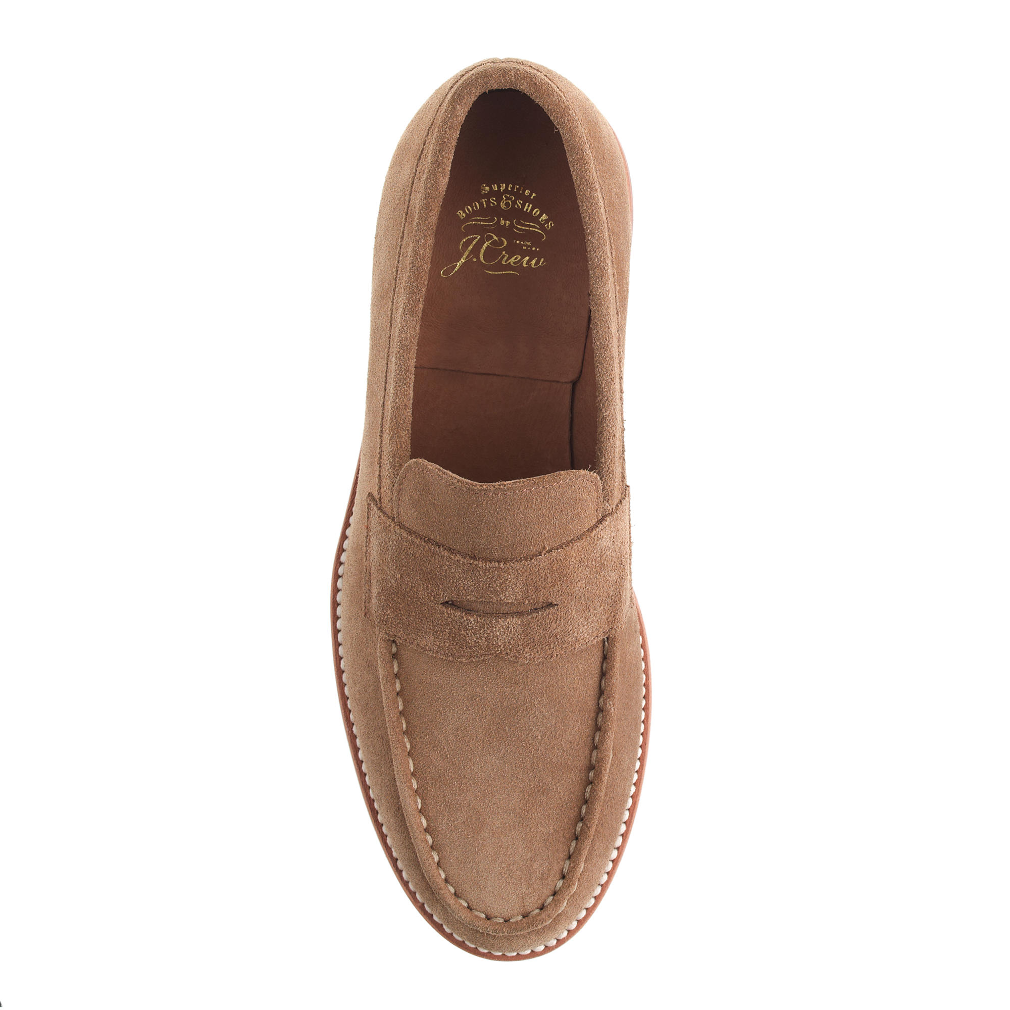 Men's Slip-On Penny Loafers - Faux Suede Leather Driving Shoes - Casual Lightweight Comfort (US Sizes 8-13)