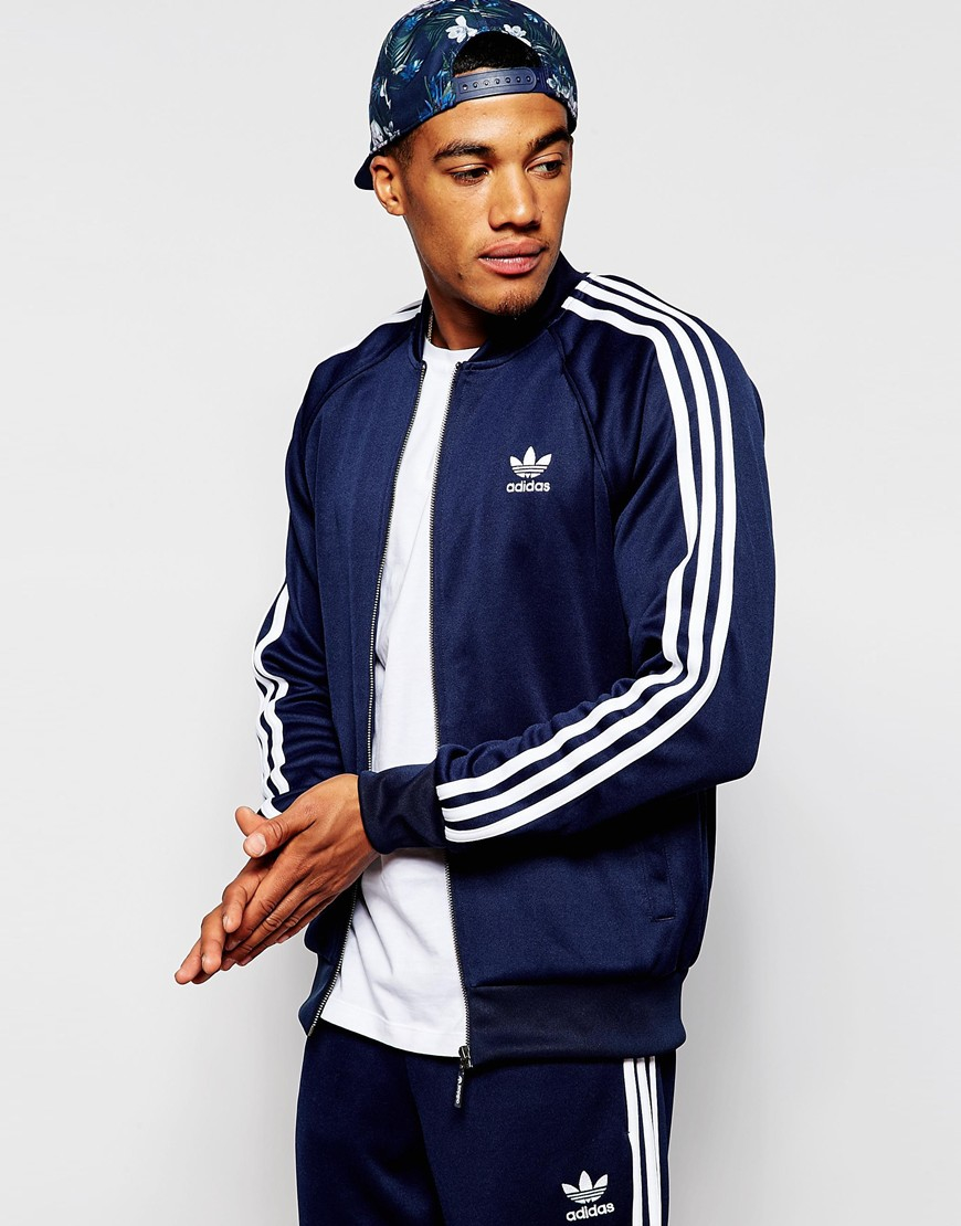 adidas Originals Superstar Track Jacket Ab9715 in Blue for ...