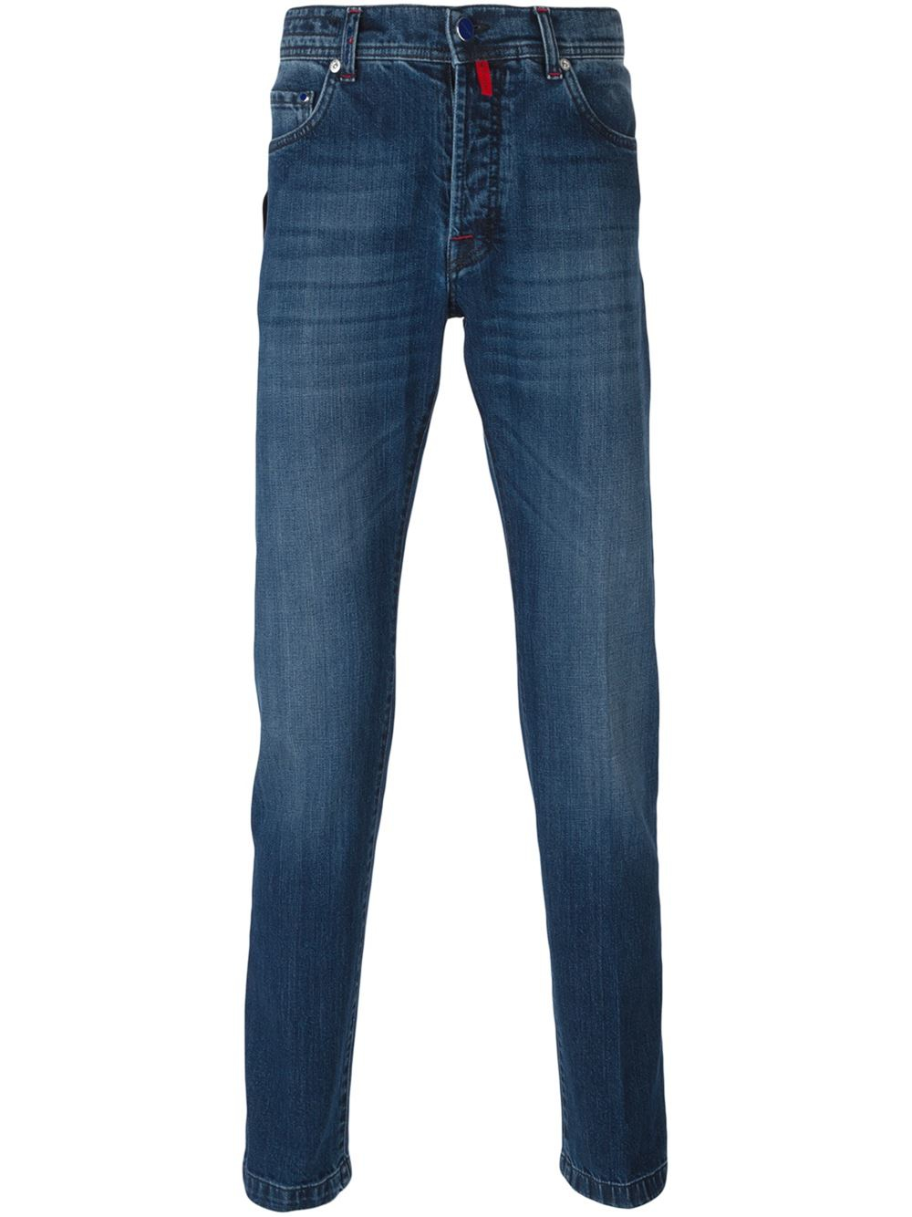 Kiton Straight Leg Jeans in Blue for Men | Lyst