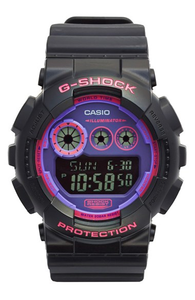 g shock silver pink