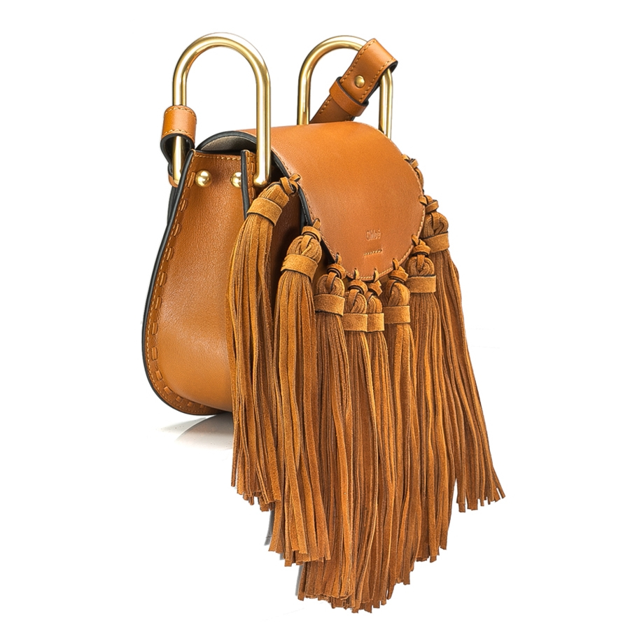 cloe purse - Chlo Hudson Mini Tasseled Shoulder Bag in Brown | Lyst