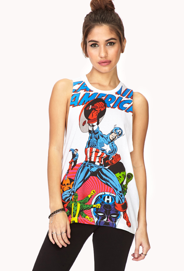 forever 21 muscle tee womens