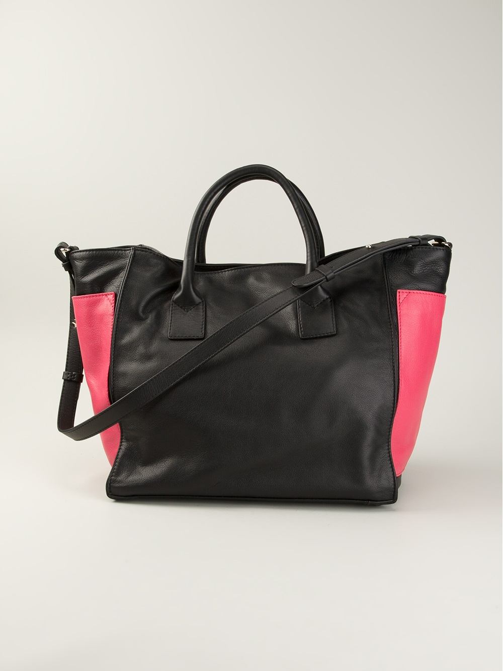 Lyst - See By Chloé Nellie Colour Block Tote in Pink