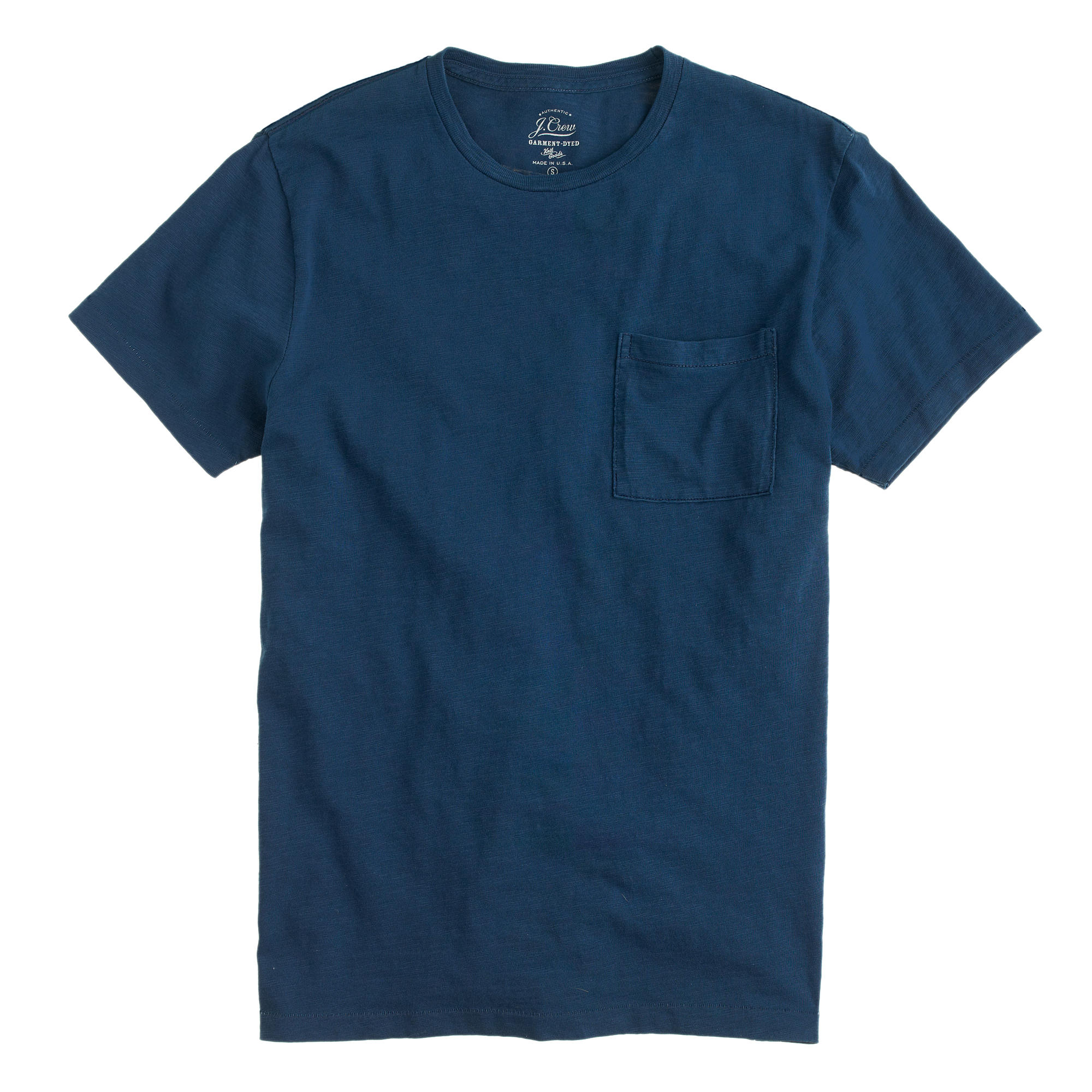 J.crew Garment-dyed T-shirt in Blue for Men | Lyst