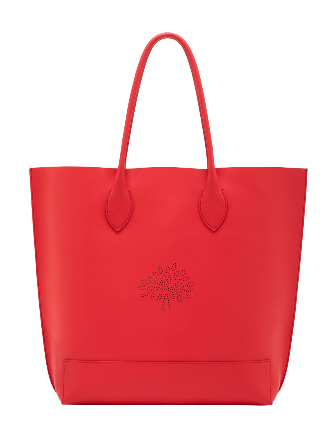 Mulberry Blossom Nappa Leather Tote Bag in Red - Lyst