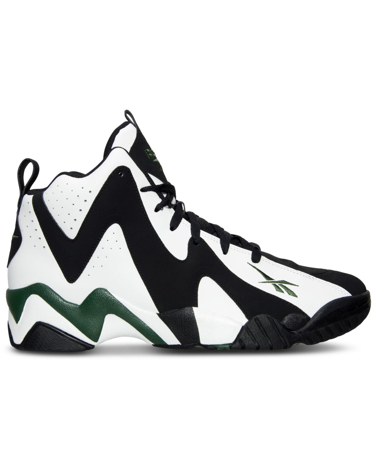 Lyst Reebok Men's Kamikaze Ii Mid Basketball Sneakers From Finish Line in Green for Men