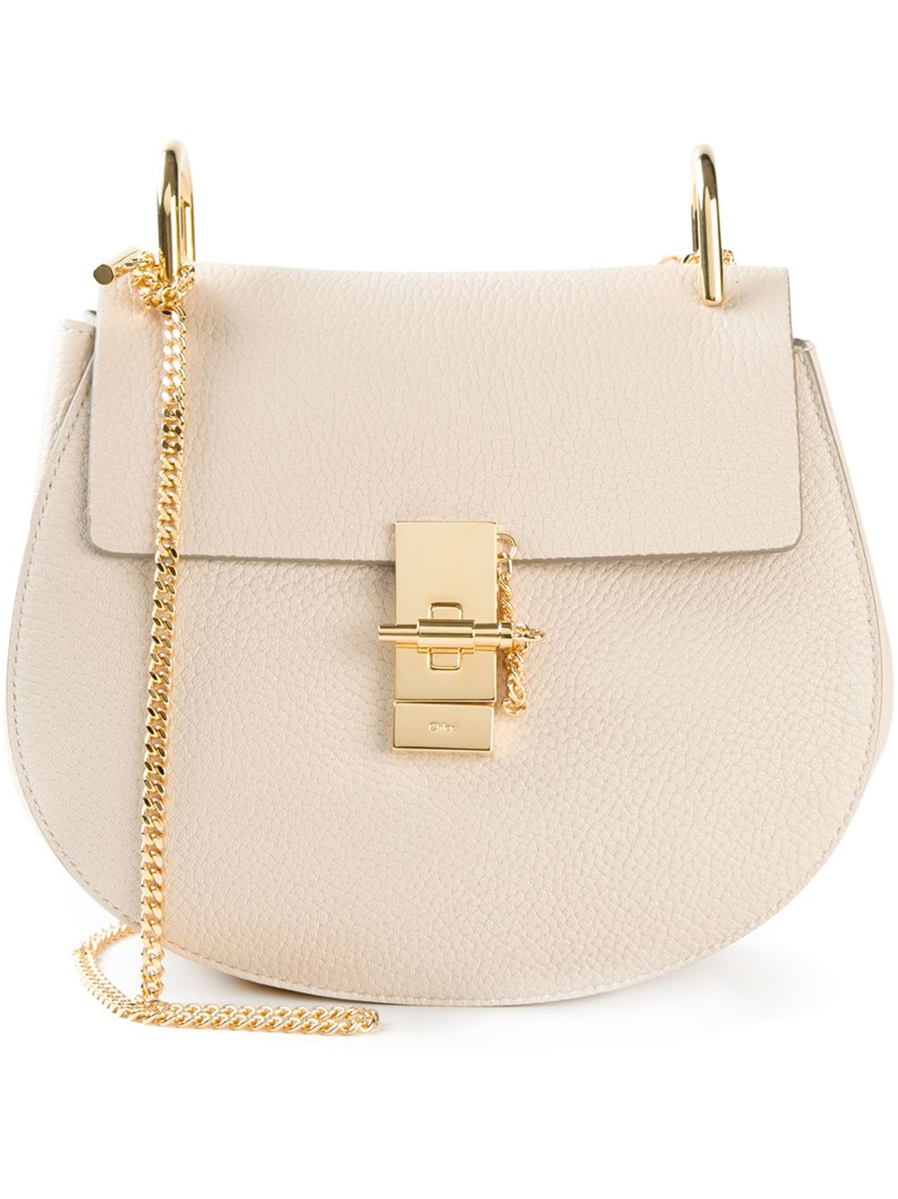 chloe fake handbags - Chlo Drew Lambskin Shoulder Bag in Beige (nude \u0026amp; neutrals) | Lyst