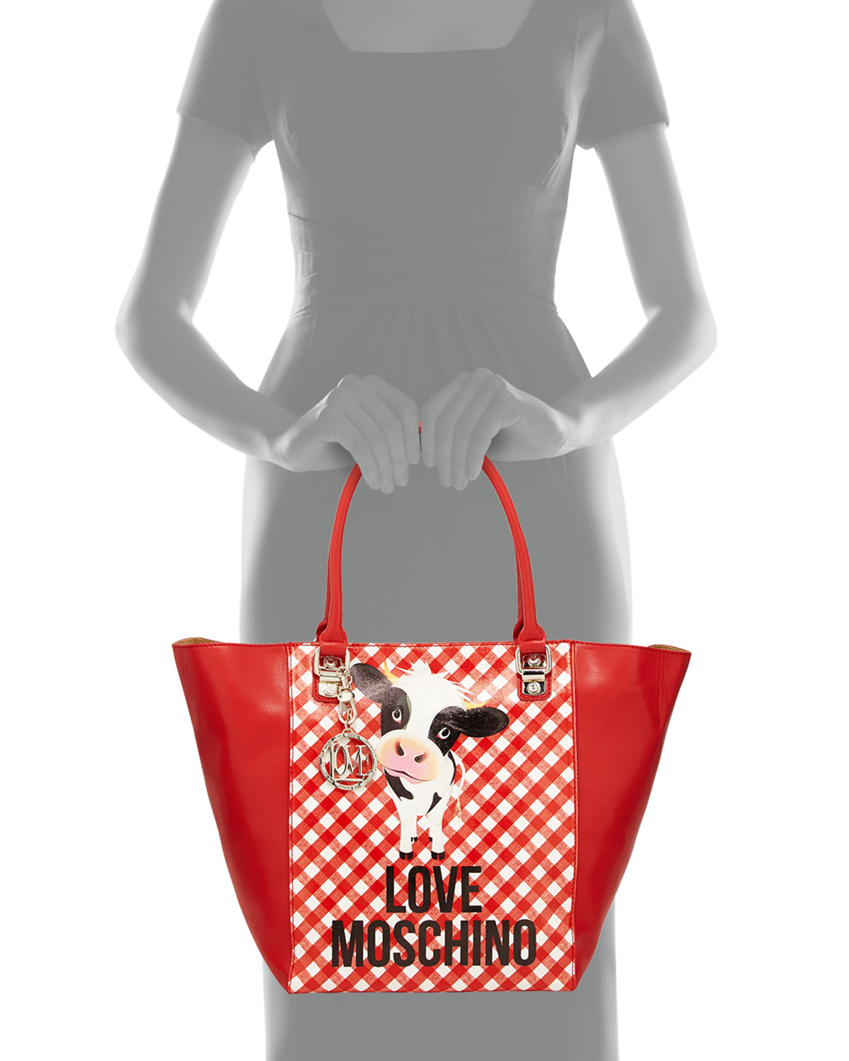 moschino cow purse