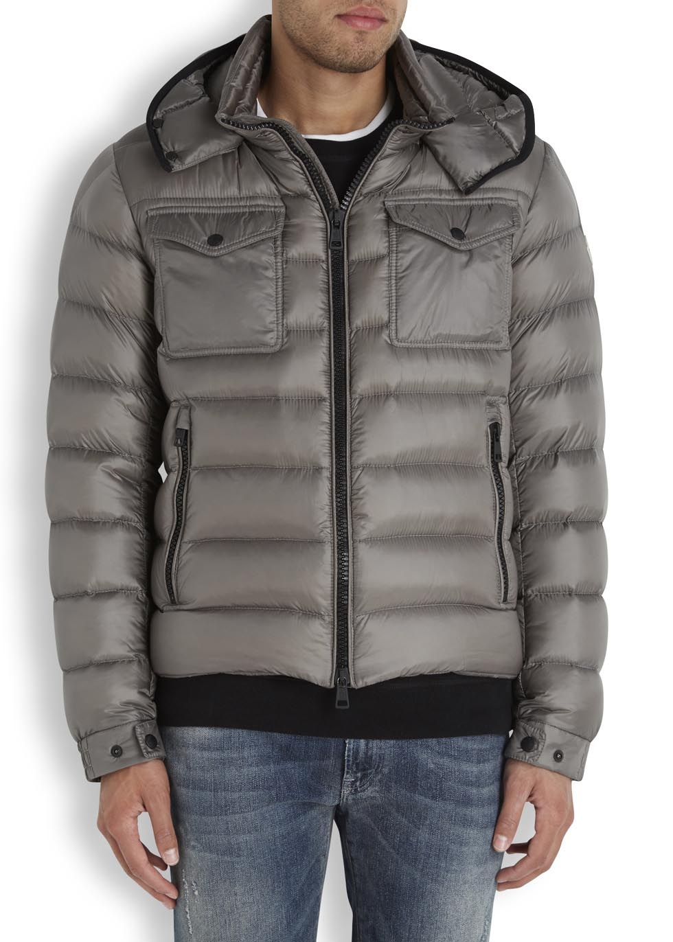moncler grey padded jacket moncler grey padded jacket